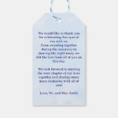 We Can Bearly Wait , Boy Baby Shower Cadeaulabel (Achterkant)