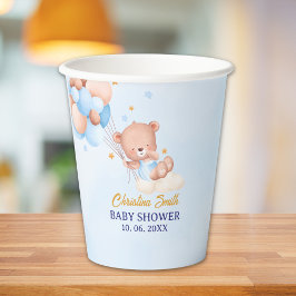 We Can Bearly Wait , Boy Baby Shower Papieren Bekers