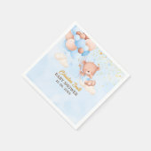 We Can Bearly Wait , Boy Baby Shower Servet (Hoek)