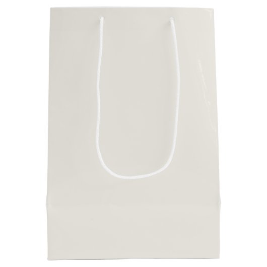 We Can Bearly Wait Brown Baby Shower  Medium Cadeauzakje (Achterkant)