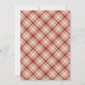 We Can Bearly Wait Christmas Baby Shower Kaart (Achterkant)