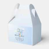 We can Bearly Wait Cute Bear Baby Shower Boy Bedankdoosjes (Achterkant)