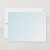 We Can Bearly Wait Cute Bear Boy Baby Shower Bedankkaart (Achterkant)