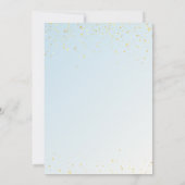 We Can Bearly Wait Cute Bear Boy Baby Shower Kaart (Achterkant)