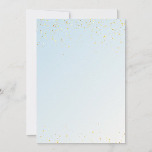 We Can Bearly Wait Cute Bear Boy Baby Shower Kaart (Achterkant)