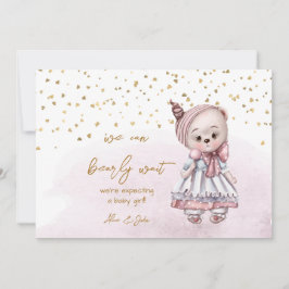 We Can Bearly Wait Cute Stuffed Animal Pregnancy Aankondiging