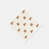 We Can Bearly Wait Elegant Baby Shower Servet (Hoek)