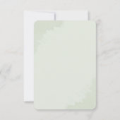 We Can Bearly Wait Eucalyptus Moderne Baby Shower Kaart (Achterkant)