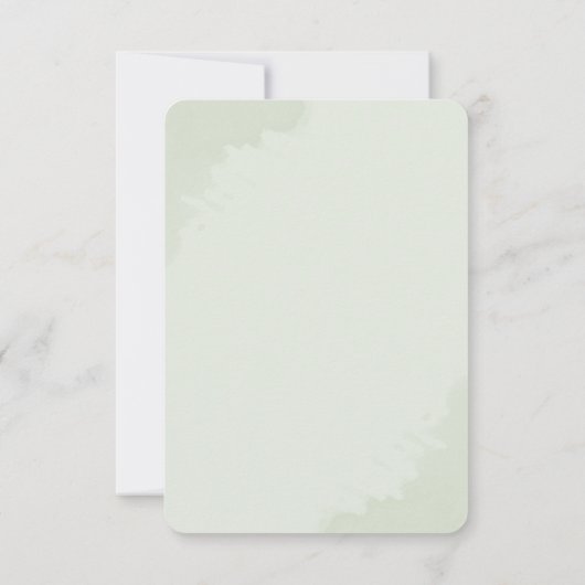 We Can Bearly Wait Eucalyptus Moderne Baby Shower Kaart (Achterkant)