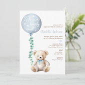We Can Bearly Wait Eucalyptushond Babyborrel Kaart (Staand voorkant)