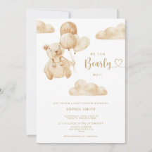 We Can Bearly Wait Geslachtsneutrale Baby Shower