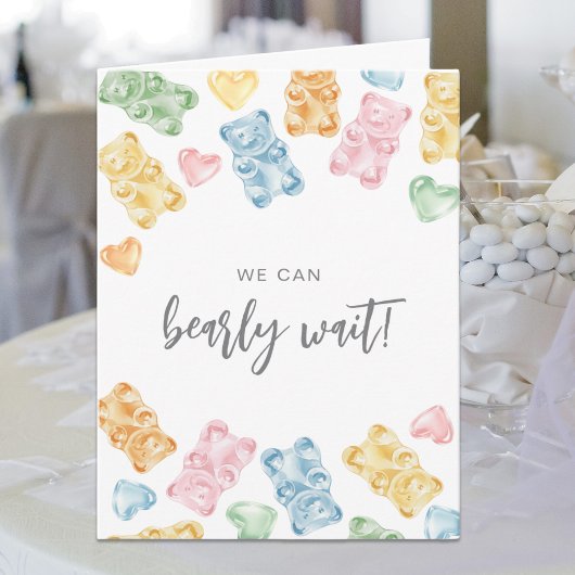 We Can Bearly Wait Gummibeertjes Baby Shower