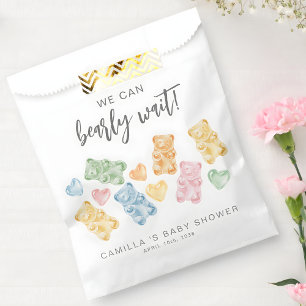 We Can Bearly Wait Gummy Bears Baby Shower Bedankzakje