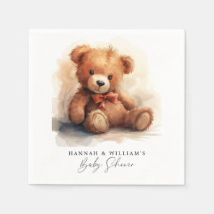 We Can Bearly Wait Jongens Baby Shower Servet