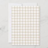 We Can Bearly Wait Neutral Teddy Bear Baby Shower Kaart (Achterkant)