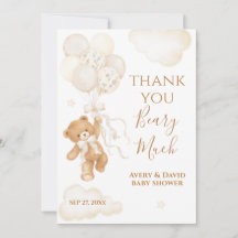 We Can Bearly Wait Neutrale Baby Shower
