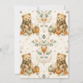 We Can Bearly Wait Neutrale Baby Shower Kaart (Achterkant)