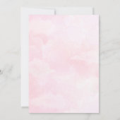 We Can Bearly Wait Pink Baby Shower Kaart (Achterkant)