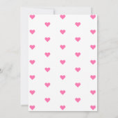 We Can Bearly Wait Pink Teddy Bear Baby Shower Kaart (Achterkant)