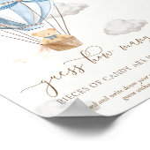 We Can Bearly Wait Raad Hoeveel Baby Shower Spel Poster (Hoek)