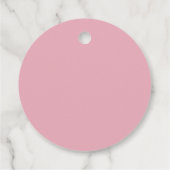 We Can Bearly Wait Roze Ballon Bedankt Bedankjes Labels (Achterkant)