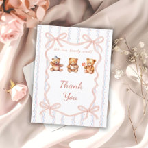 We Can Bearly Wait Roze Kantlint Babyborrel