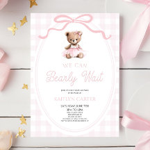 We Can Bearly Wait Roze Teddyshower