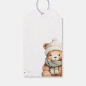 We Can Bearly Wait Saliegroene Baby Shower Cadeaub Cadeaulabel (Achterkant)