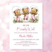 We Can Bearly Wait  Schattige Teddyberen Meisjes