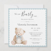 We Can Bearly Wait Teddy Bear Baby Shower (Voorkant)