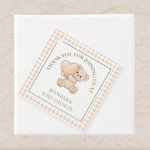 We Can Bearly Wait Teddy Bear Baby Shower Bedankjes Labels