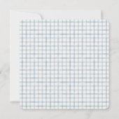 We Can Bearly Wait Teddy Bear Baby Shower Boy  Kaart (Achterkant)