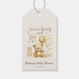 We Can Bearly Wait Teddy Bear Baby Shower  Cadeaulabel