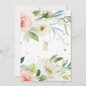 We Can Bearly Wait Teddy Bear Baby Shower Kaart (Achterkant)