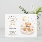 We can Bearly Wait Teddy Bear Baby Shower Kaart (Staand voorkant)