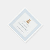 We Can Bearly Wait Teddy Bear Baby Shower Party Servet (Hoek)