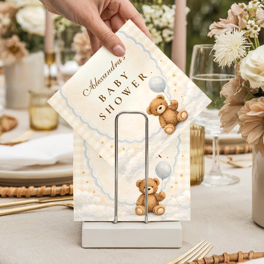 We Can Bearly Wait Teddy Bear Baby Shower Servet