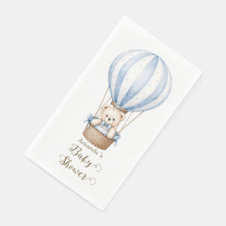 We Can Bearly Wait Teddy Bear Baby Shower Servette Servet