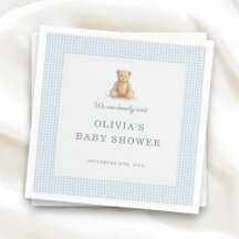 We Can Bearly Wait Teddybeer Babyshower Feestje