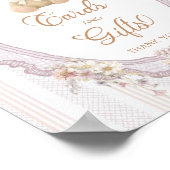 We Can Bearly Wait Teddybeer Kaarten en Cadeaus Poster (Hoek)