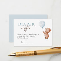 We Can Bearly Wait Teddybeer luier raffle