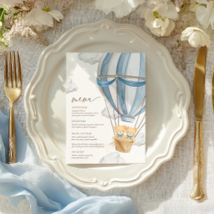 We Can Bearly Wait Tweeling Baby Borrel Menu