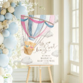 We Can Bearly Wait Tweeling Baby Borrel Poster