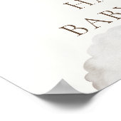 We Can Bearly Wait Tweeling Baby Shower Welkom Poster (Hoek)