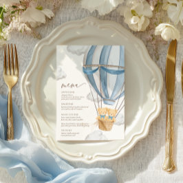 We Can Bearly Wait Twins Baby Shower  Menu