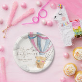 We Can Bearly Wait Twins Baby Shower Papieren Bordje (Feest)