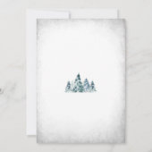 We Can Bearly Wait Winter Baby Shower Invitation Kaart (Achterkant)