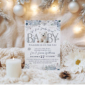 We Can Bearly Wait Winter Beer Baby Jongens Shower Kaart