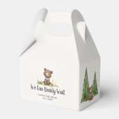 We Can Bearly Wait Woodland Bedankdoosjes (Achterkant)