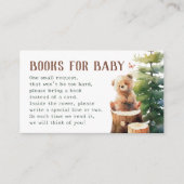 We Can Bearly Wait Woodland Books for Baby Cards Informatiekaartje (Voorkant)
